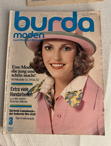 Burda moden märz - märz, 1973