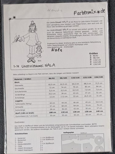 Farbenmix schnittmuster nala - farbenmix,