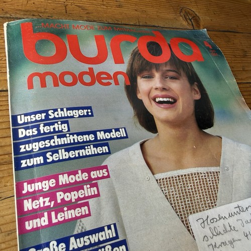 Burda moden zeitschrift april - moden,