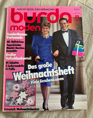 Burda moden dezember 1986 - moden, 12