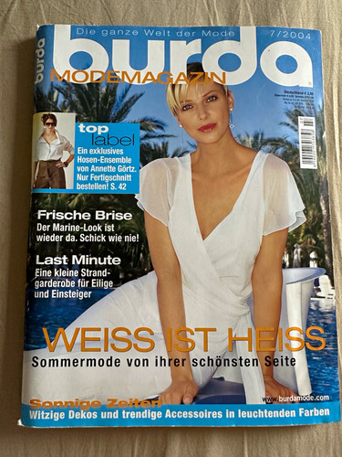 Burda modemagazin ausgabe - burda,