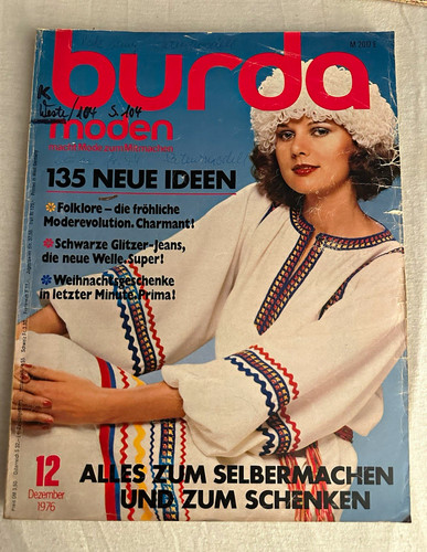 Burda moden ausgabe 1976 - moden,