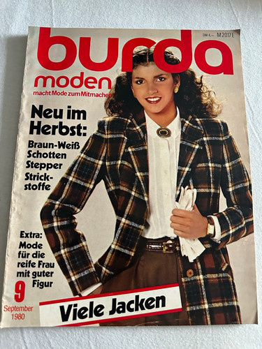 Burda moden ausgabe 1980 - burda, 9/1980