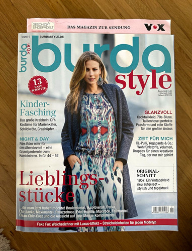 Burda style ausgabe - style, 1/2016