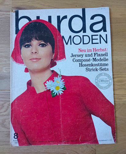 Burda moden heft 1966 - moden, mit
