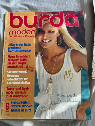 Burda moden ausgabe 1977 - burda,