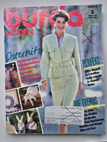 Burda moden 1993 - 3/1993, +