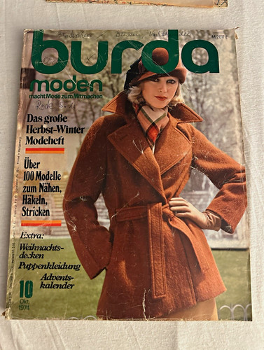 Burda moden oktober 1974 - oktober,