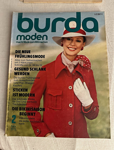 Burda moden februar 1972 - februar,