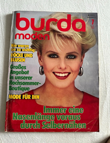 Burda moden juli 1983 - moden, deutsch