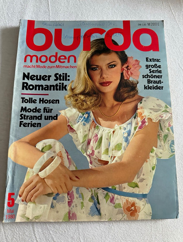 Burda moden ausgabe - burda, 5/1980