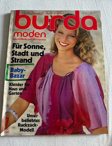 Burda moden ausgabe 1980 - moden,