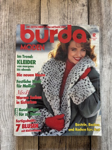 Burda moden dezember 1989 - burda,