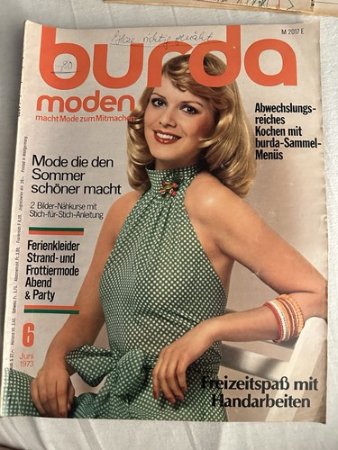 Burda moden juni 1973 mit - burda,