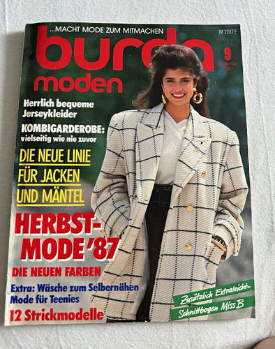 Burda moden september 1987 - september, 9