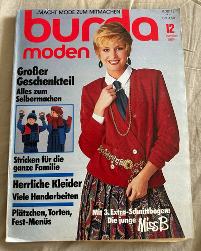 Burda moden dezember - dezember, 1984