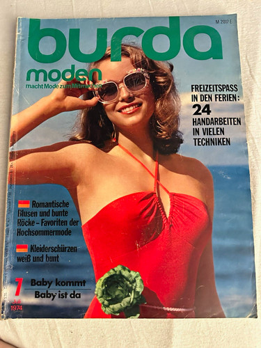 Burda moden ausgabe 1974 - burda,