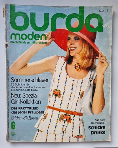 Burda moden 1972 - 6/1972, komplett