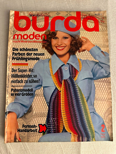Burda moden ausgabe 1975 - ausgabe, 2/1975
