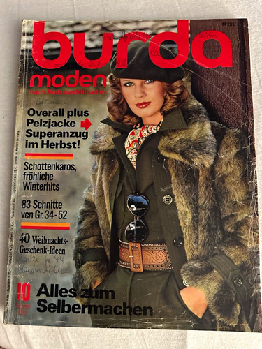 Burda moden oktober 1975 - burda,