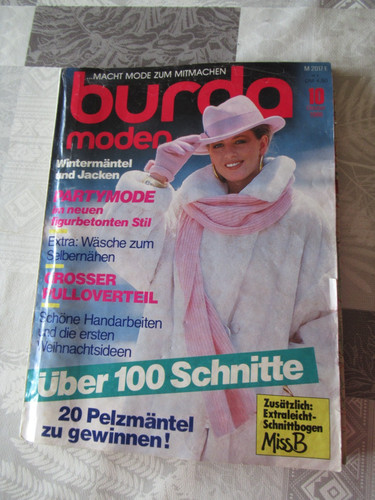 Burda moden heft 1986 mit - burda,