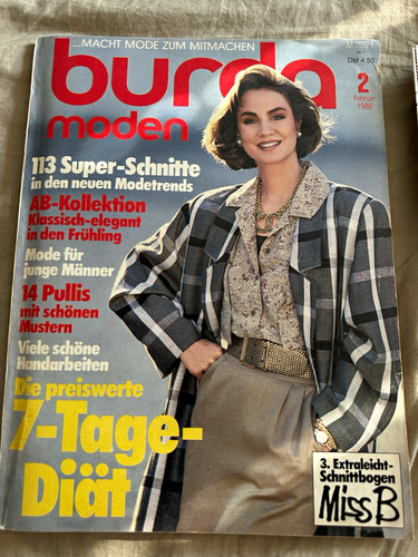 Burda moden februar 1986 - burda,