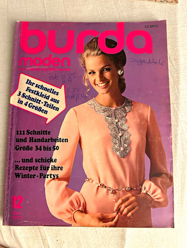 Burda moden dezember - burda, 1970