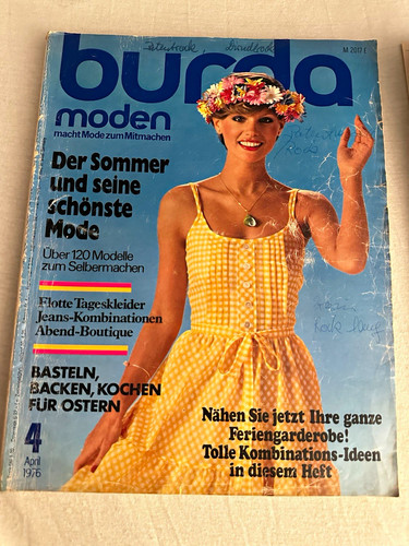 Burda moden april 1976 - burda,